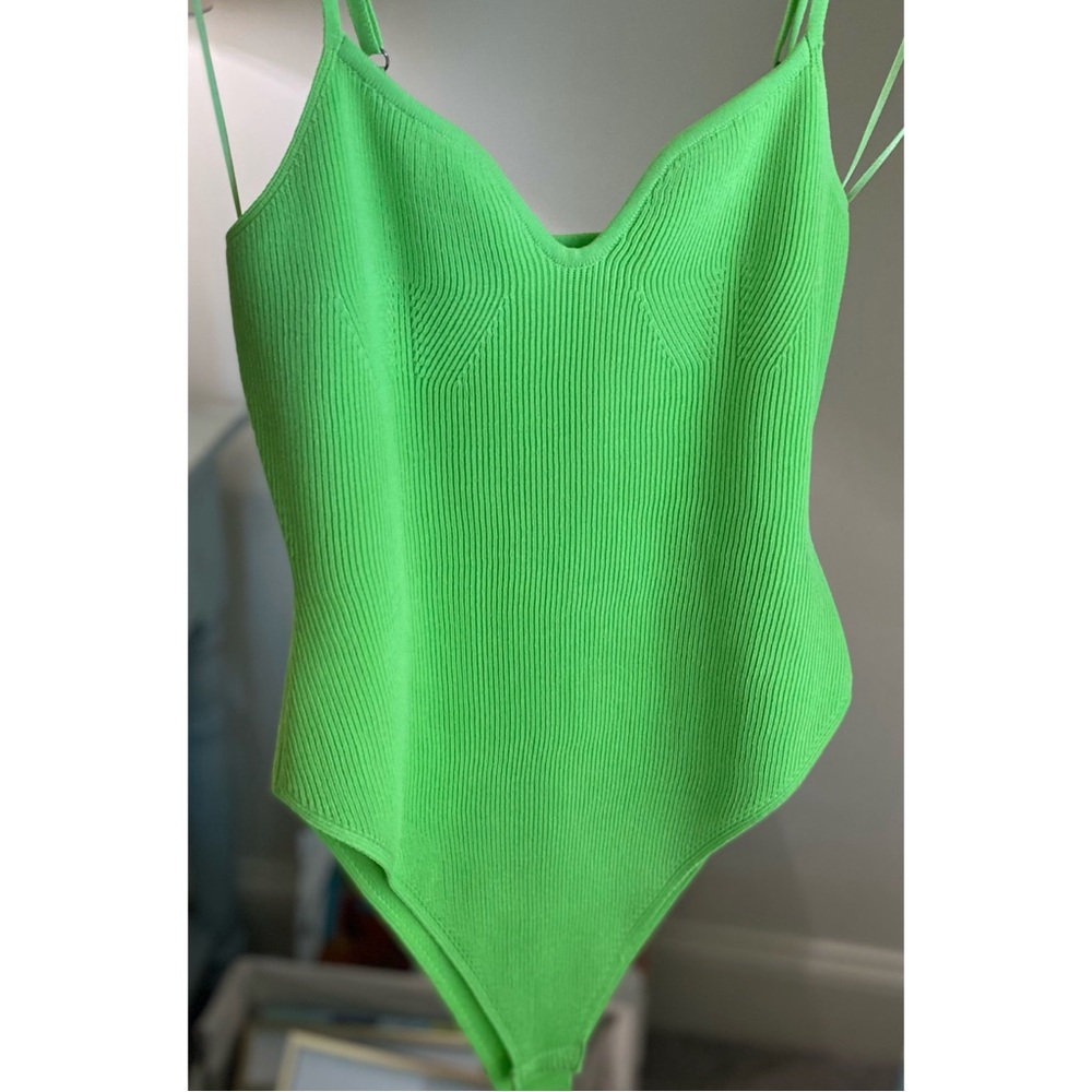 GREY LAB Sweetheart Neck Bodysuit NWT